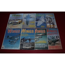 Wings Planes Monthly Magazine x24 1974-1979 1980s Lot