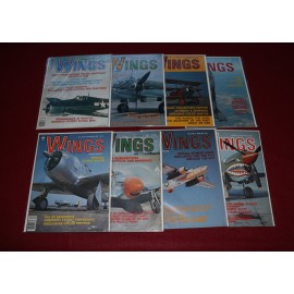 Wings Planes Monthly Magazine x24 1974-1979 1980s Lot