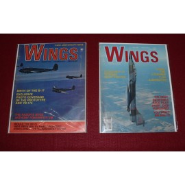 Wings Planes Monthly Magazine x24 1974-1979 1980s Lot