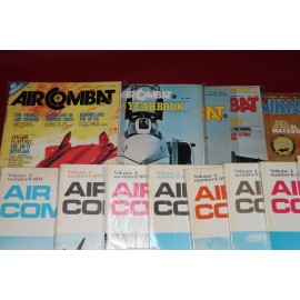 Planes Air Combat Monthly Magazine Lot WWII WW2 1968-1975