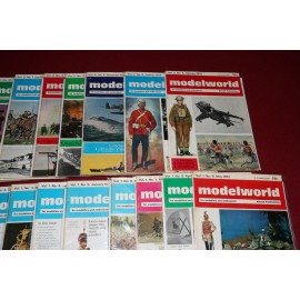 Modelers Modelworld Monthly Magazine Lot x18 1972-1974 Comp Set