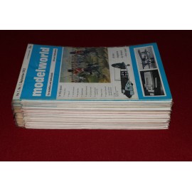 Modelers Modelworld Monthly Magazine Lot x18 1972-1974 Comp Set