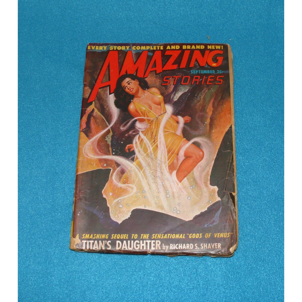 Pulp Magazine Amazing Stories September 1948 Titan's Daughter