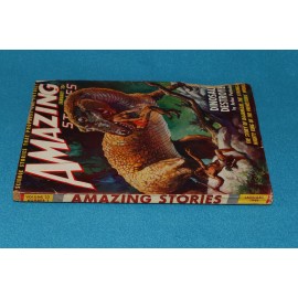 Pulp Magazine Amazing Stories January 1949 Dinosaur Destroyer