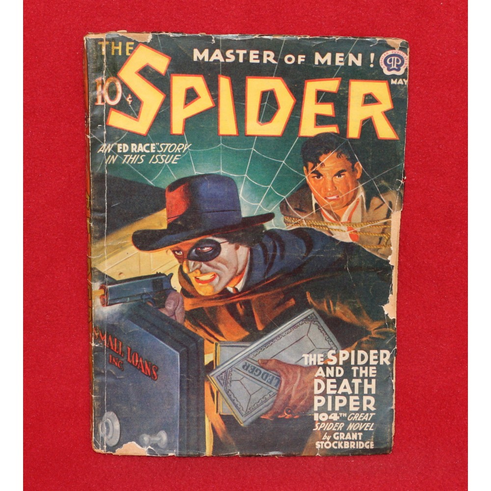 Pulp Magazine The Spider Master of Men Spider and Death Piper May 1942