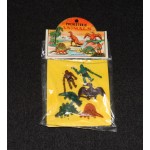 Dinosaur Prehistoric Animals (Cave Men, too!) Hong Kong Vintage 1970s MOC Set B