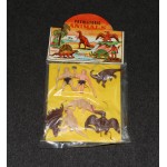 Dinosaur Prehistoric Animals (Cave Men, too!) Hong Kong Vintage 1970s MOC Set A