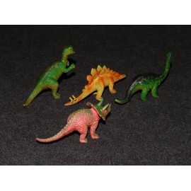 Dinosaur PVC 1993 U.K.R.D. x4 Lot