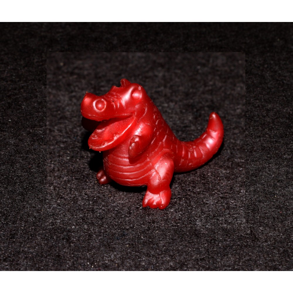 Oily Jiggler Russ Berrie 1960s Miniature Pencil Topper Alligator Watermelon