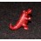 Oily Jiggler Russ Berrie 1960s Miniature Pencil Topper Alligator Watermelon