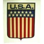 U.S.A. USA United States of America Flag 1970's Iron On T-Shirt Transfer