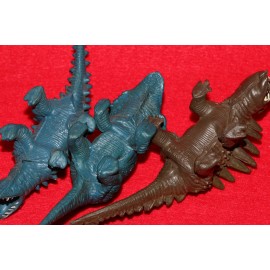 Playset 1960s Dinosaurs Open Mouth Hong Kong Lot