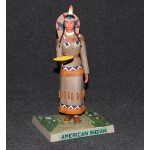 Aurora Model Built Up 1957 Figure Kit Guys Gals of All Nations Indian Squaw Pro