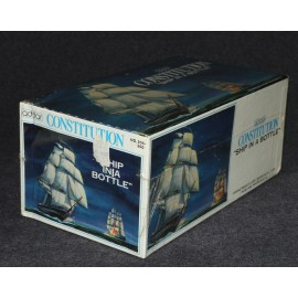 Addar Model Kit Navy 1975 Ship in a Bottle Constitution MIB B