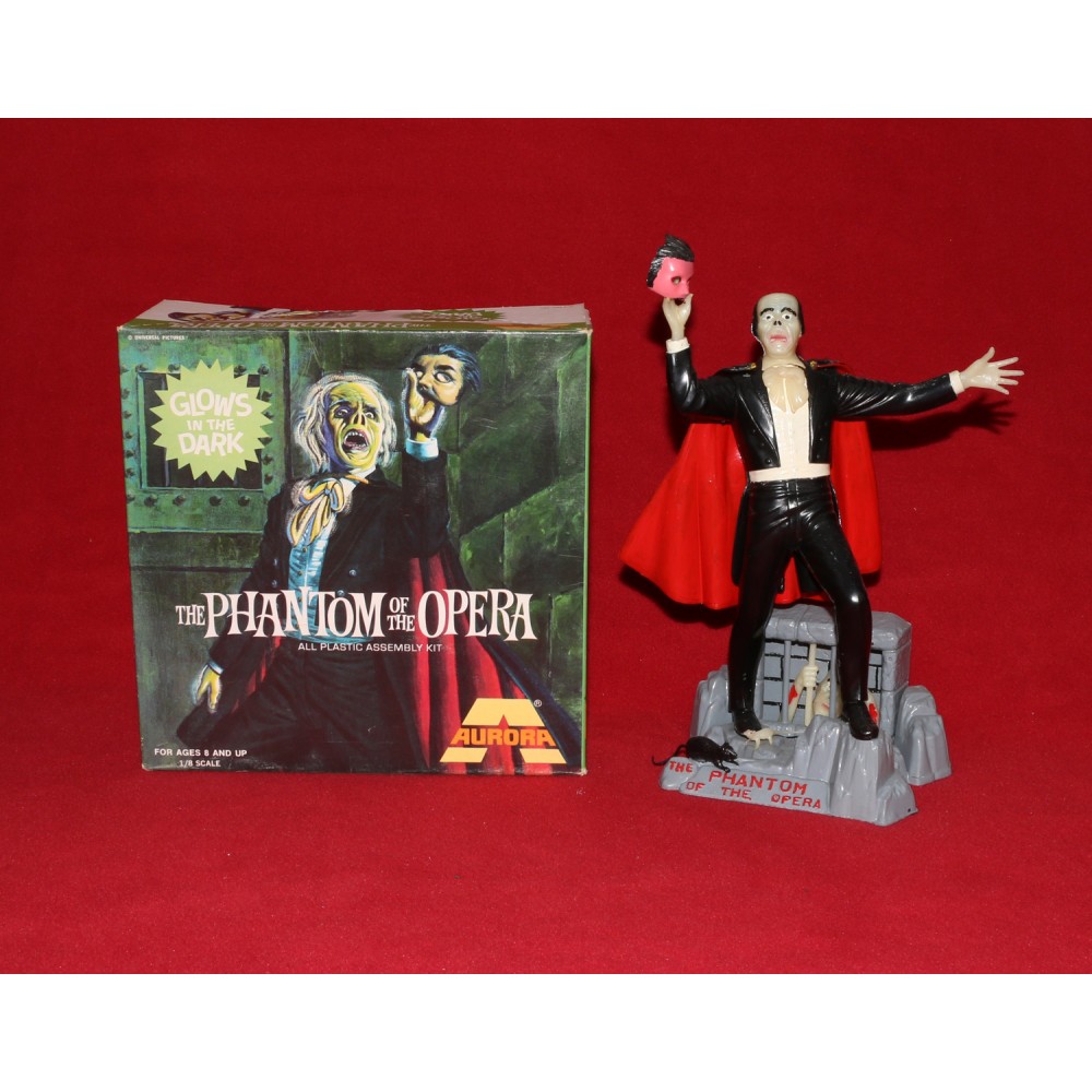 Aurora Model Boxed 1972 Phantom of the Opera Built Up Glow