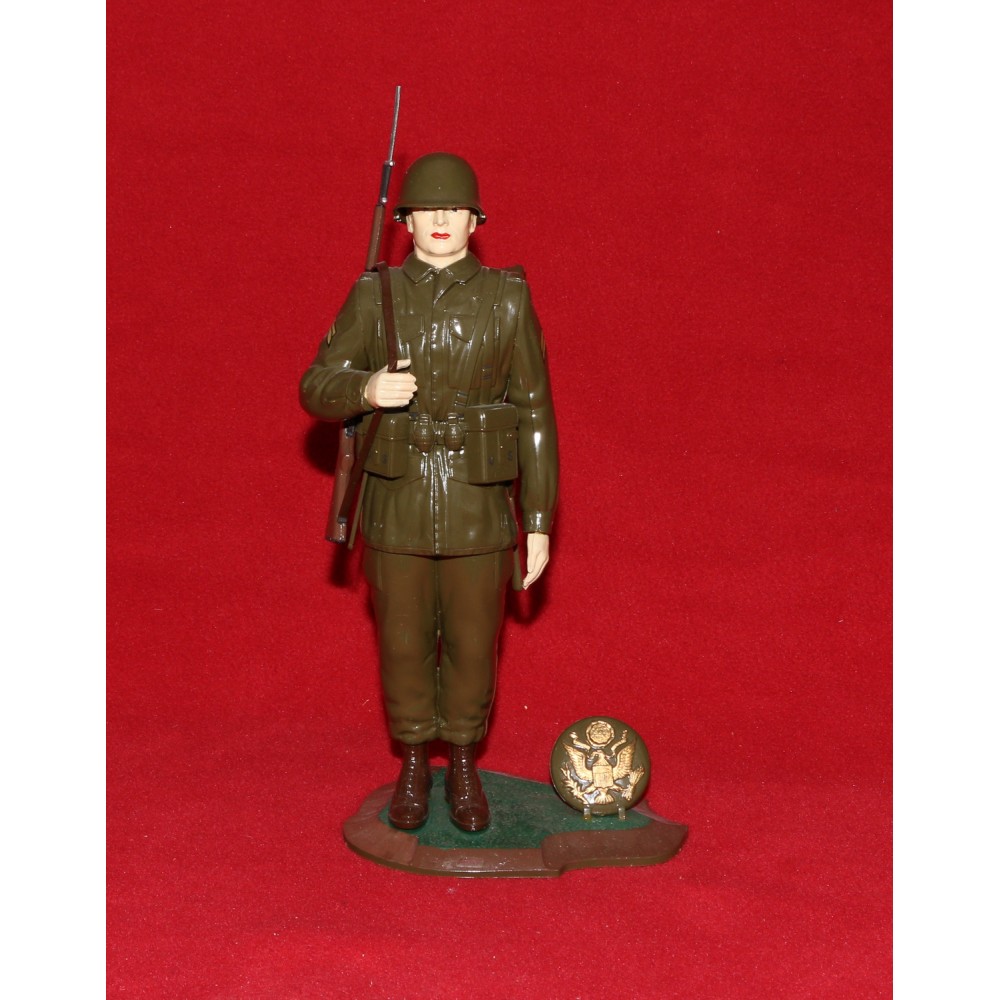 Aurora Model Built Up 1957 Military Figure Kit Army Infantryman Soldier