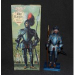 Aurora Model Built Up 1963 Blue Knight of Milan Kit w Box