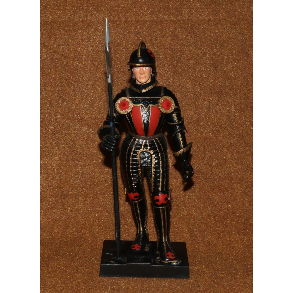 Aurora Model Built Up 1950s Black Knight of Nurnberg Nice All original!