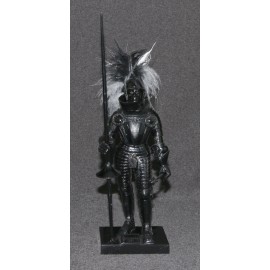 Aurora Model Built Up 1973 Black Knight of Nurnberg Polk 1963 Box B No Paint