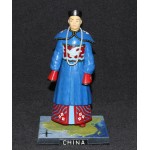 Aurora Model Buitl Up 1957 Figure Kit Guys Gals Nations Chinese Mandarin Pro Job