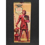 Aurora Model MIB Red Knight of Vienna Kit Thick Box Fold Top