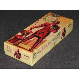 Aurora Model MIB Red Knight of Vienna Kit Thick Box Fold Top