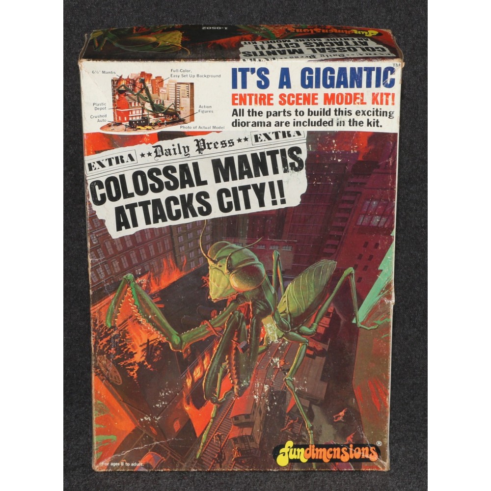 Fun Dimensions 1975 Model Gigantics Giant Mantis MIB