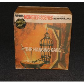 Aurora Model MIB 1971 Monster Scenes The Hanging Cage UK Flap Lid Comp Unstart