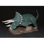 Aurora Model Built Up 1972 Prehistoric Scenes 3 Horned Dinosaur Triceratops Pro