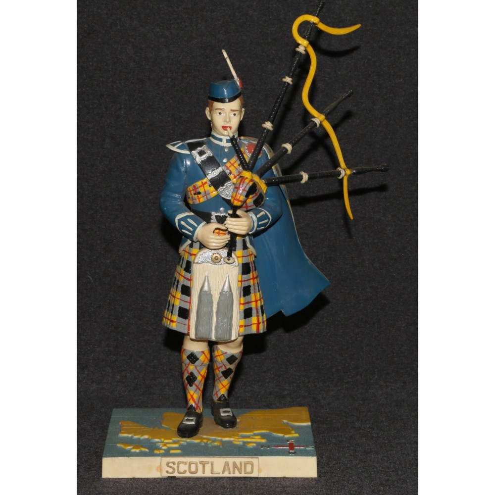 Aurora Model Built Up 1957 Figure Kit Guys Gals All Nations Scotch Lad