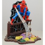 Aurora Model Build Up 1974 Spiderman Spider-Man Comic Scene ORIGINAL