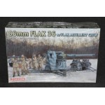 Model Kit Dragon Flak  88mm 36 w Flak Artillery Crew 1/35 '39-'45 #6260 MIB