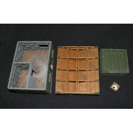 Model Kit Diorama WWII Barracks POW Camp Scene Scratch Built