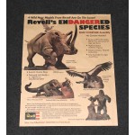 Aurora Model Era 1974 Revell enDANGERed Animals Scenes Advertising Insert