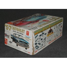 Model Kit 1962 AMT '57 Chevrolet Chevy 2-Dr. Hardtop 3 in 1 Built Original Box