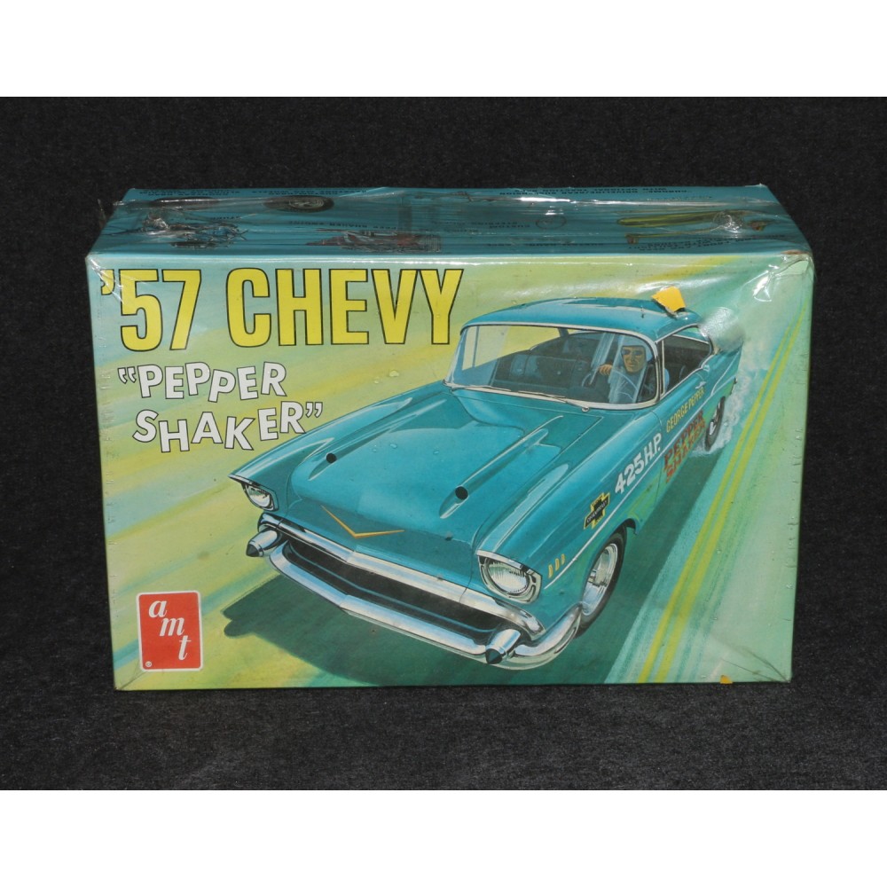 Model Kit 1960s AMT '57 Chevrolet Chevy 2-Dr Pepper Shaker T280 Original MIB