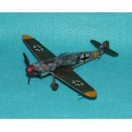 Model Kit Airplane Airfix Messerschmit BF109 Built Up 7 3/4