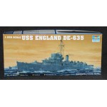 Trumpeter Model Kit 2005 Navy Ship USS England DE-635 w Eduard Detail Sets