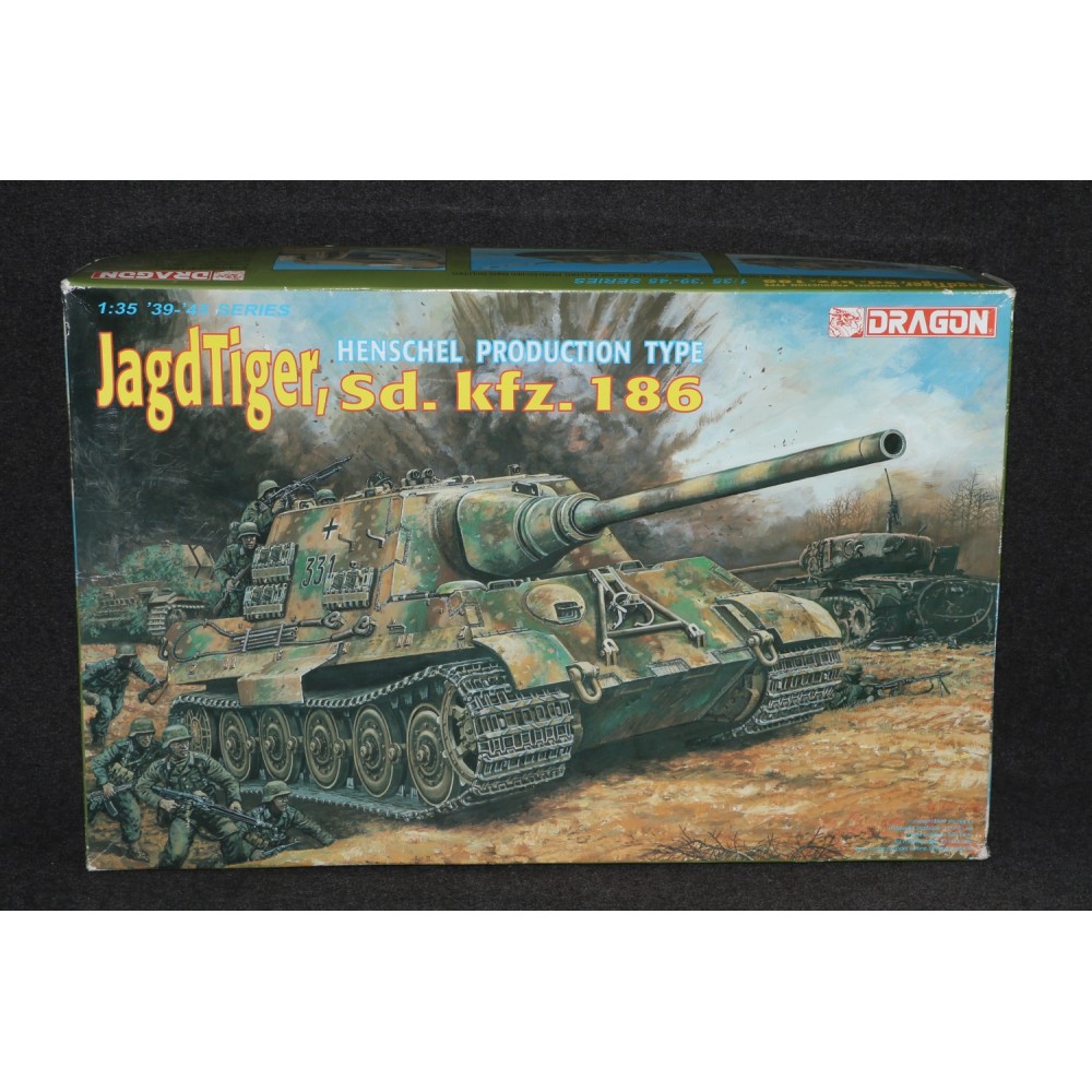 Model Kit Dragon Tank JagdTiger Sd. Kfz. 186 WWII MIB