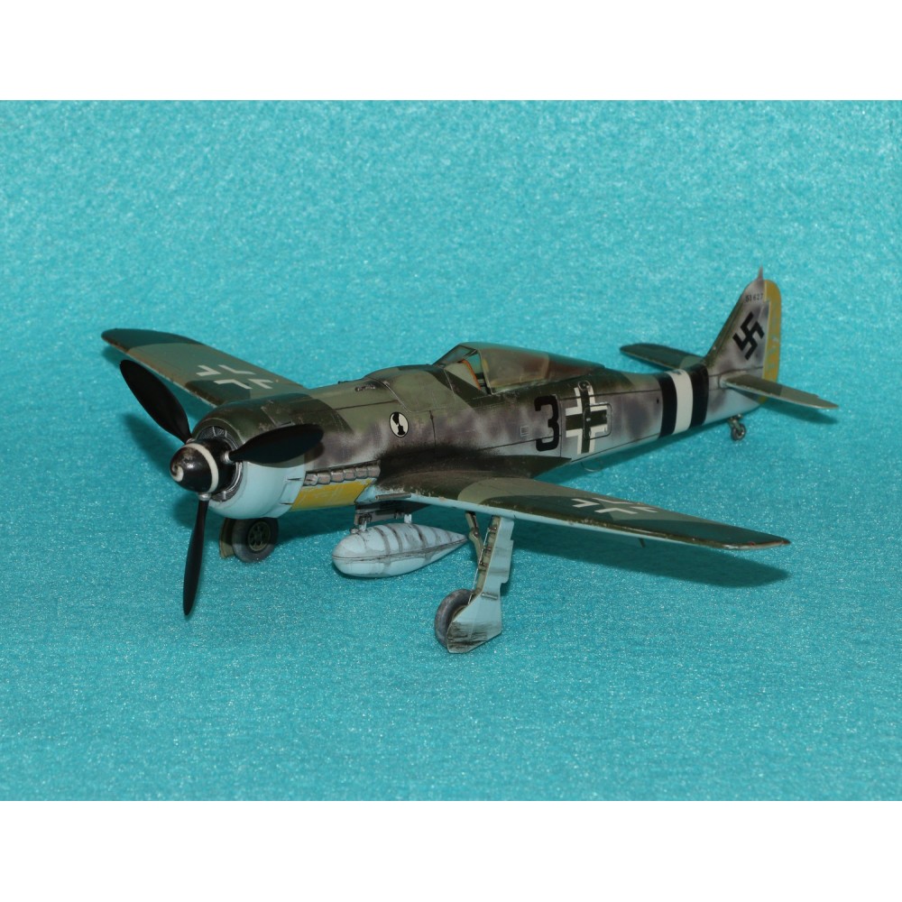 Model Kit Airplane Hasegawa Focke-Wulf Fw190 Built Up 8