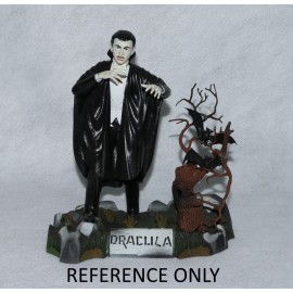 Aurora Model Built Up 1962 Dracula Factory Store Display Original Tree Only