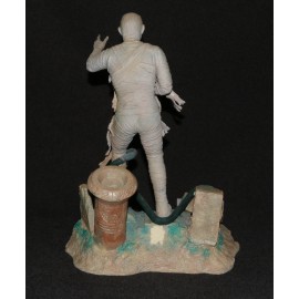 Aurora Mummy Box Art Tribute Model Kit #7 Jeff Yagher 1963 Built Up