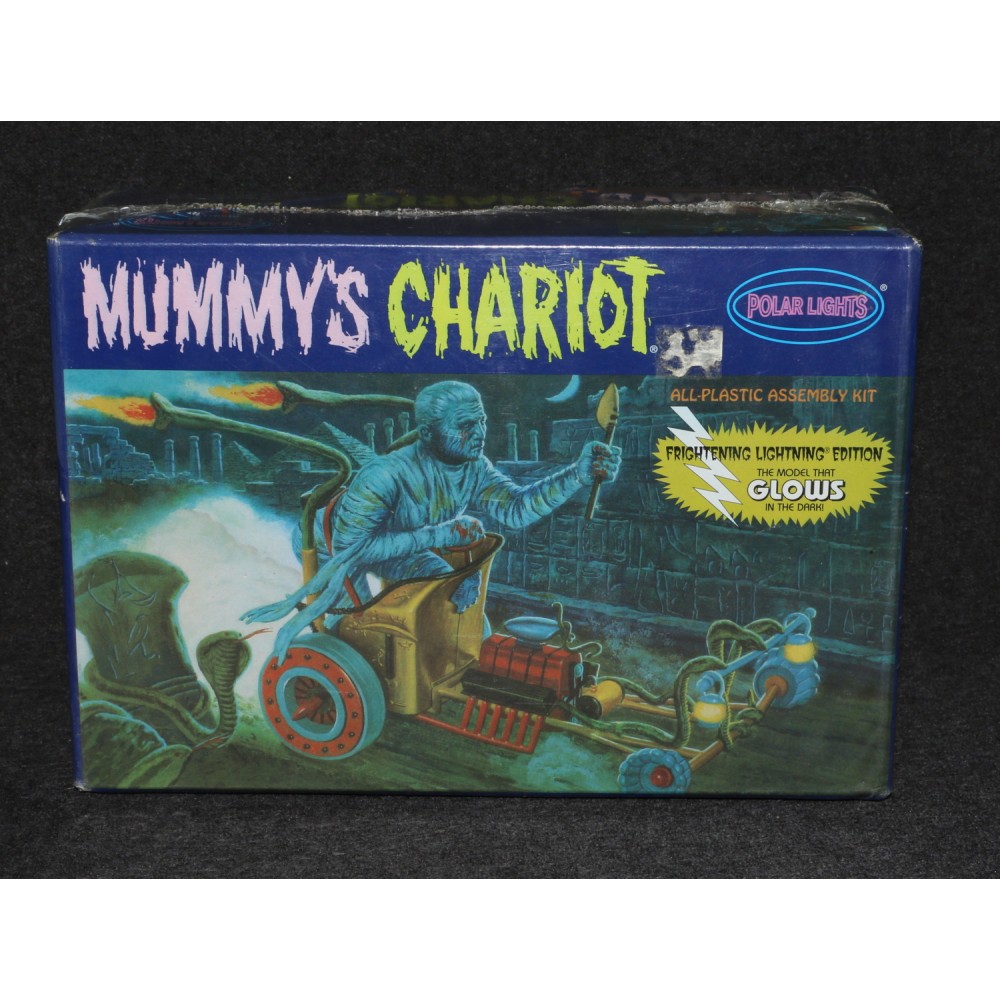 Polar Lights Mummy's Chariot Glow in the Dark Model 5004 1997 Aurora Reissue