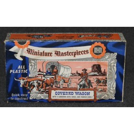 Revell Miniature Masterpieces Covered Wagon Set 1/48 Built Up 1955 Pro Job