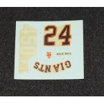 Aurora Model 1960s Sports Willie Mays Giants Decals ORIGINAL A