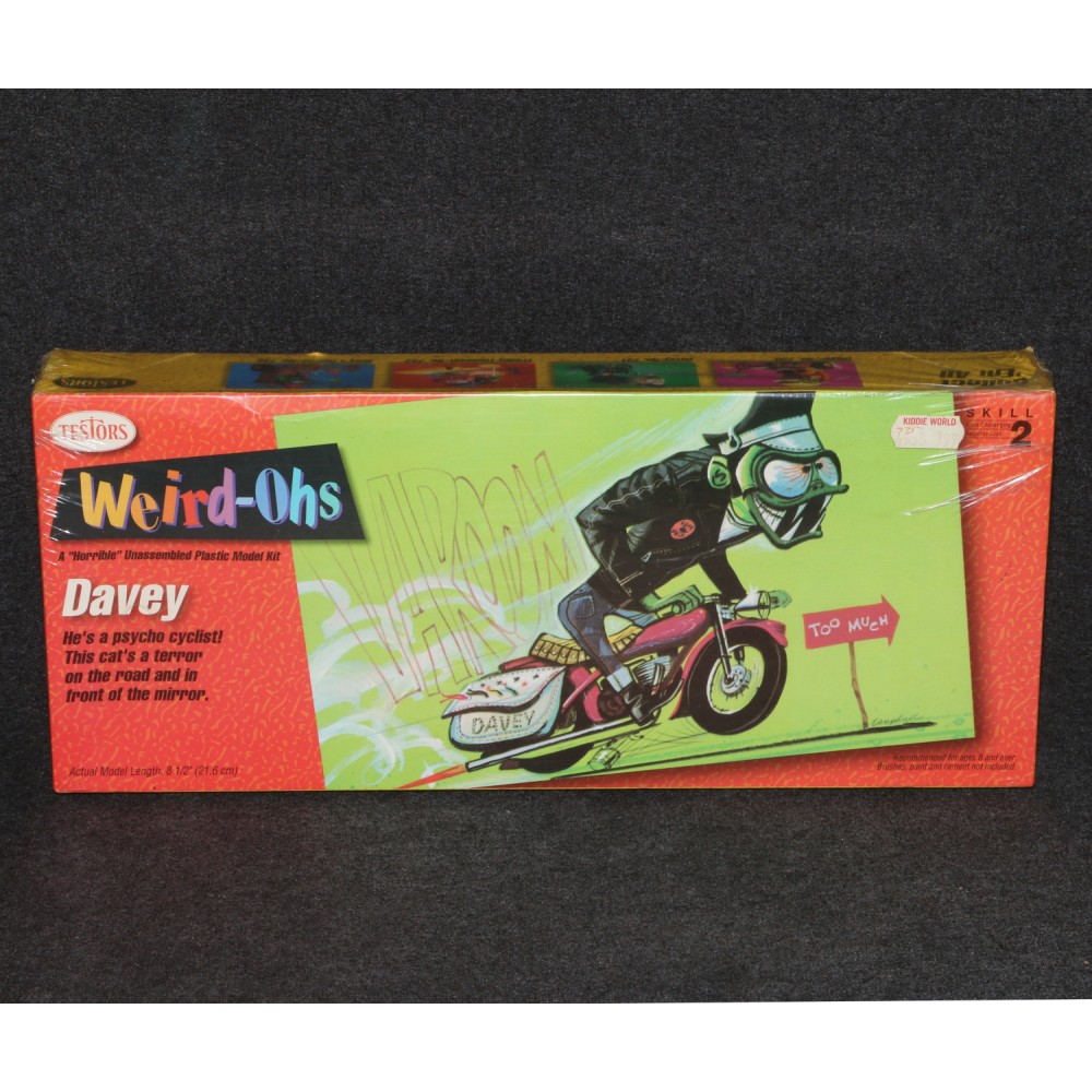 Testors Model Kit Weird-ohs 1993 Davey MIB Factory Sealed Hawk