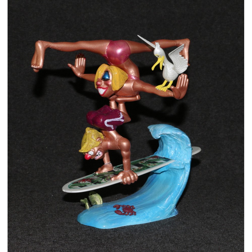 Hawk Models Silly Surfers Riding Tandem Hot Dogger Surf Bunny Built Up Weird-ohs