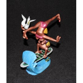 Hawk Models Silly Surfers Riding Tandem Hot Dogger Surf Bunny Built Up Weird-ohs