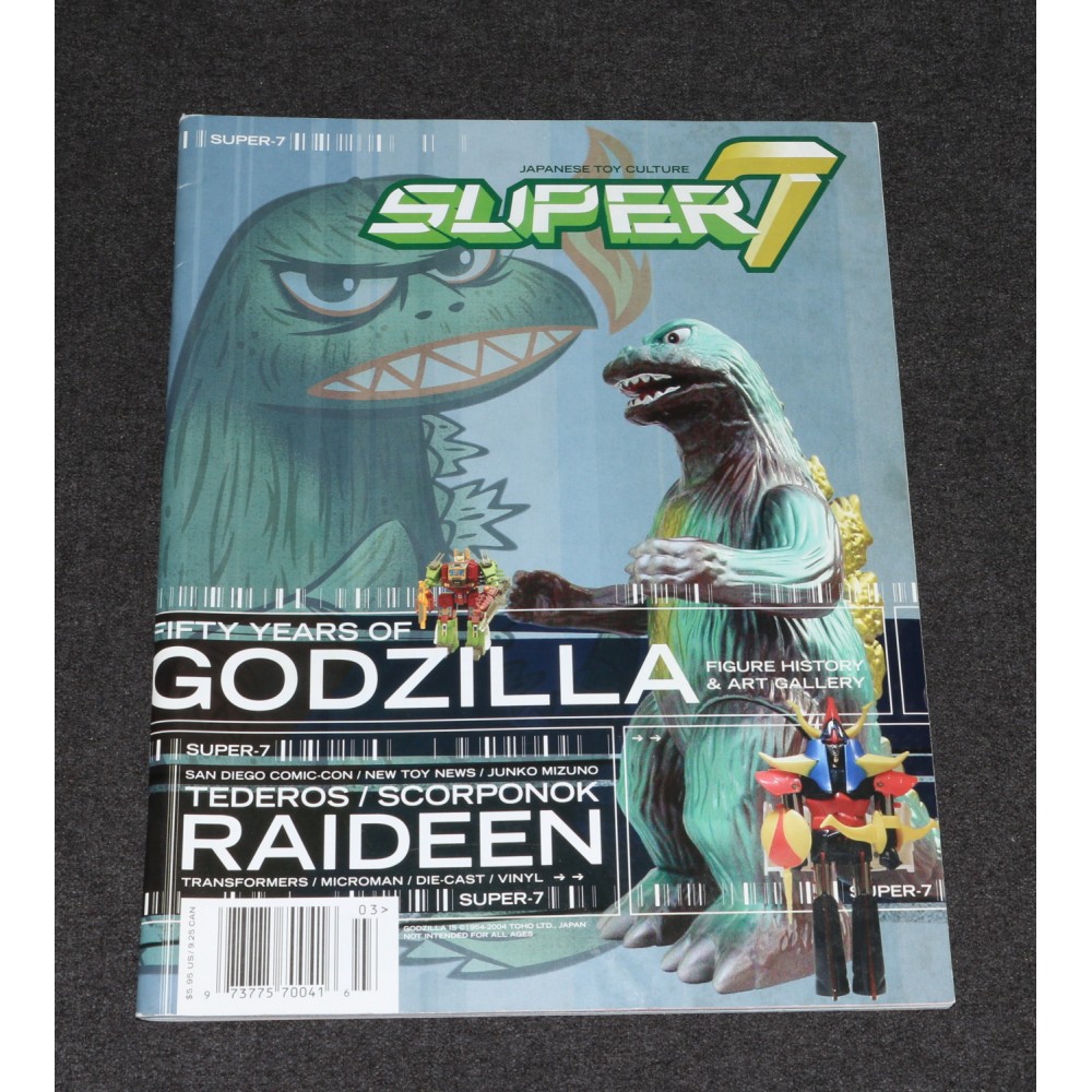 Super 7 Magazine 2004 50 Years of Godzilla