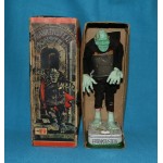 Frankenstein Blushing Battery Operated Robot 1960s Mad Monster Boxed TN Rosko